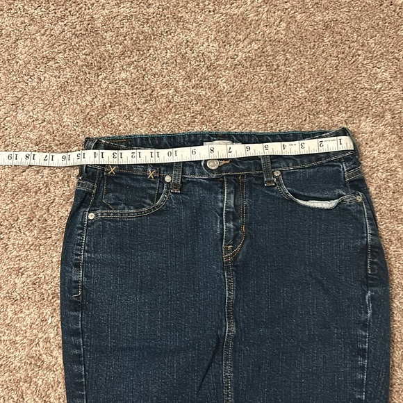 Levi's Dark Blue Denim Pencil Skirt - Picture 5 of 6